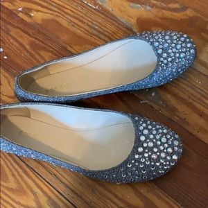 sparkly flats